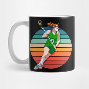 Female Lacrosse Player Lax Girl Women's Sports Gift Mug